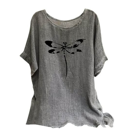 Summer Tops for Women 2025 Trendy, Womens Blouses Dressy Casual Plus Size Womens Sports Tops Loose Womens Summer Tops Casual Purple Solid Color Tshirts my orders