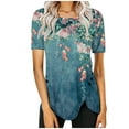 thumbnail image 1 of Summer Tops for Women 2026 Trendy, Womens Blouses for Skirts Dry Fit Shirts for Women Summer Crop Tops for Women 2026 Trendy Hide Belly Tunic 2026 Summer, 1 of 5