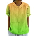 thumbnail image 1 of Summer Tops for Women 2025 Trendy, Womens Funny T Shirts V Neck Summer Cotton Tees for Women 2025 Women Summer Tops Cotton Summer Button Boho Top my orders, 1 of 5