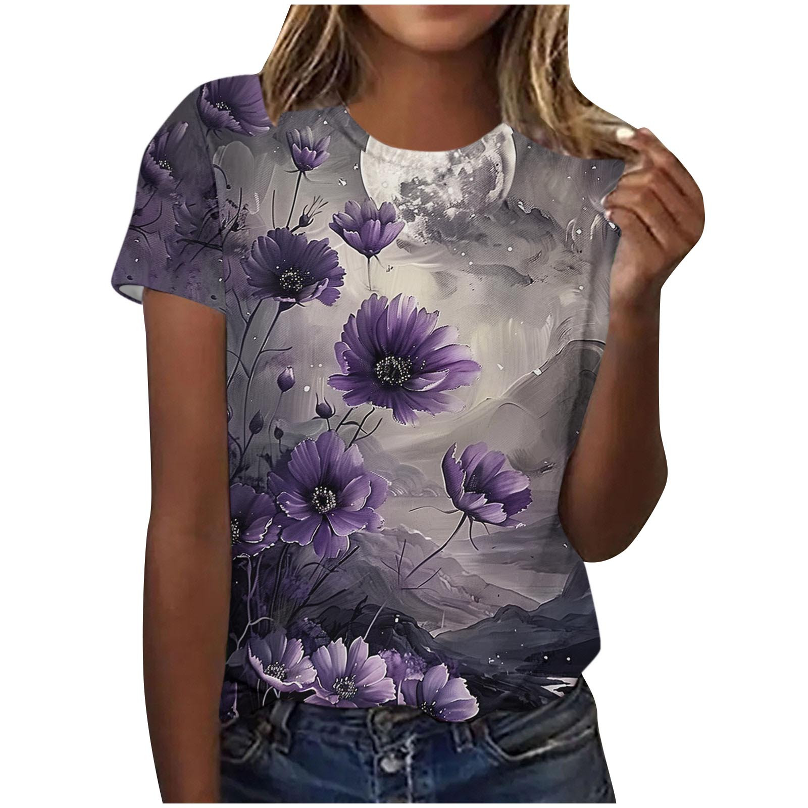 Summer Tops for Women Over 50 2025 Button Down Blouses for Women Red ...