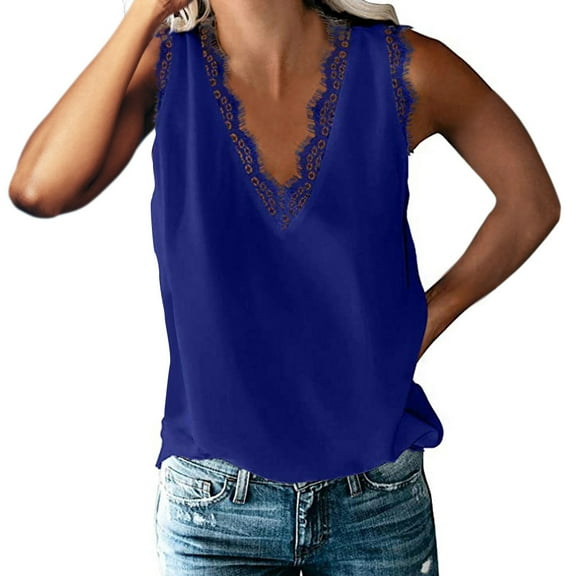 Summer Tops for Women Burnout Workout Tops for Women Camisole Undershirt 9 10 Bodysuit Cancer Womens Top Camisole Padded Bra Tunic Sliders Girls Cropped Workout Camping Top Blue XL