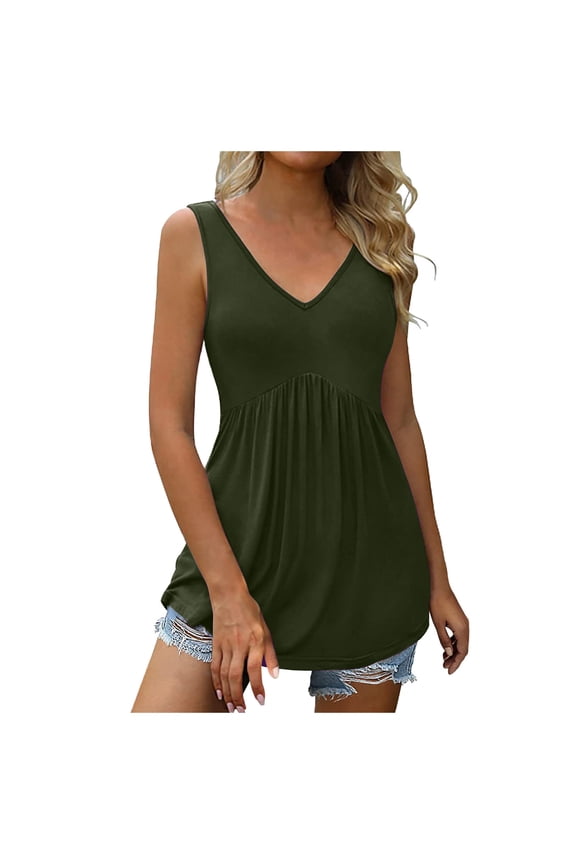 Summer Tops for Women Casual Tops Women Summer Long Sleeved Shirts Womens Woman Tees Technical Shirts T Solid Colors Extra Large T Stripes Tee Violet Shirt Womens Work Out Army Green M