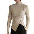 thumbnail image 1 of Summer Tops for Women Compression Cold Gear Women Workout Tops Womens Swim Womens Active Shirts Long Sleeved 2 Shirt Loose Fit T Shirt Short Sleeve Stretch Shirts Summer Casual for Beige M, 1 of 3