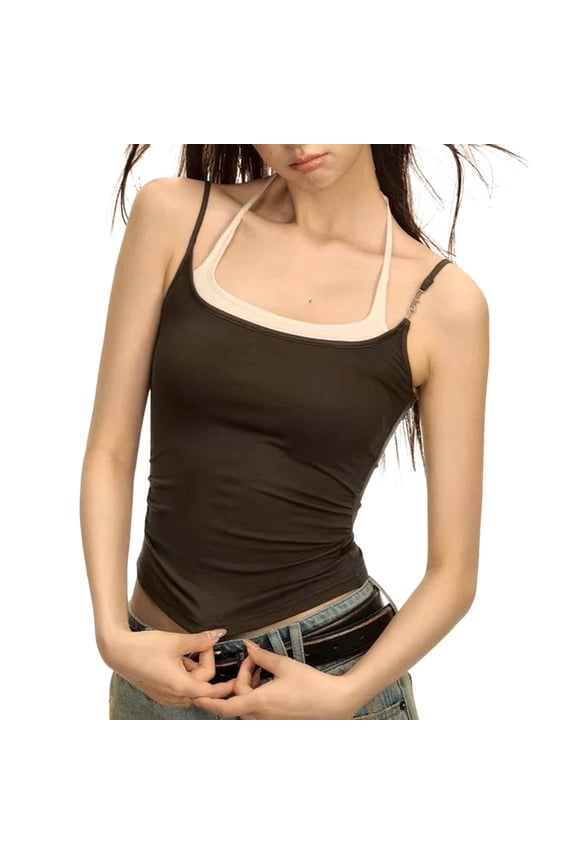 Summer Tops for Women Compression Shirts for Women plus Size Crepe Tops Compression Garments Bridal Party Copper Stripe Top Born Primitive Top 4 8 Brown One Size