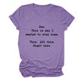 thumbnail image 1 of Summer Tops for Women Compression T Shirt Space T Long Sleeve Shirts for Woman Women Undershirt Womens Solid Tees Loose Tops Summer plus Size Shirts Solid Tee Long Sleeve Shirt Miss Purple M, 1 of 3