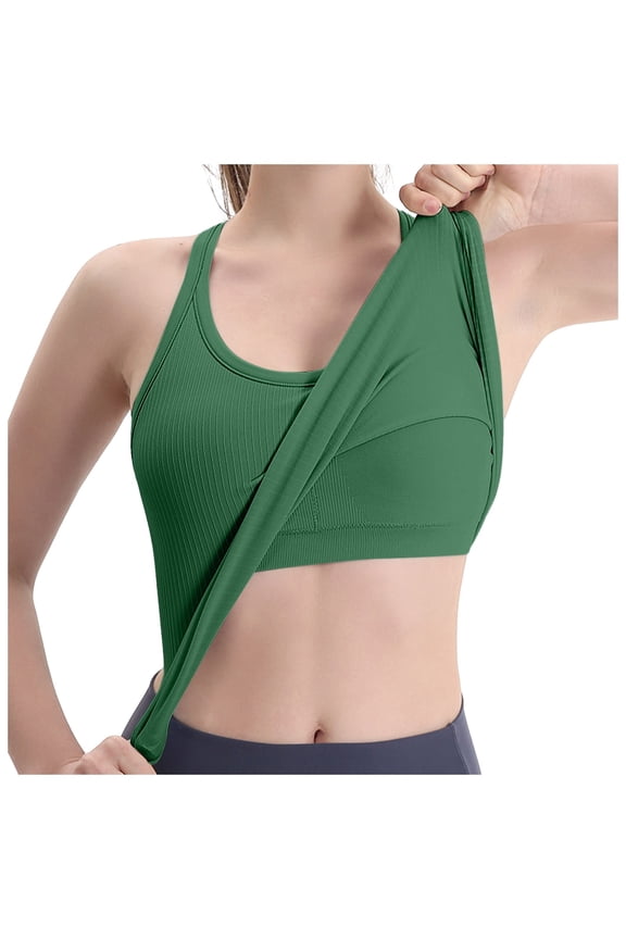 Summer Tops for Women Compression Workout Tops for Women Cute Counter Crop Cute Winter Business Shirt Girl 7 Crop Top Workout Cropped Bra Top 3x Feeding Ribbed Short Green L