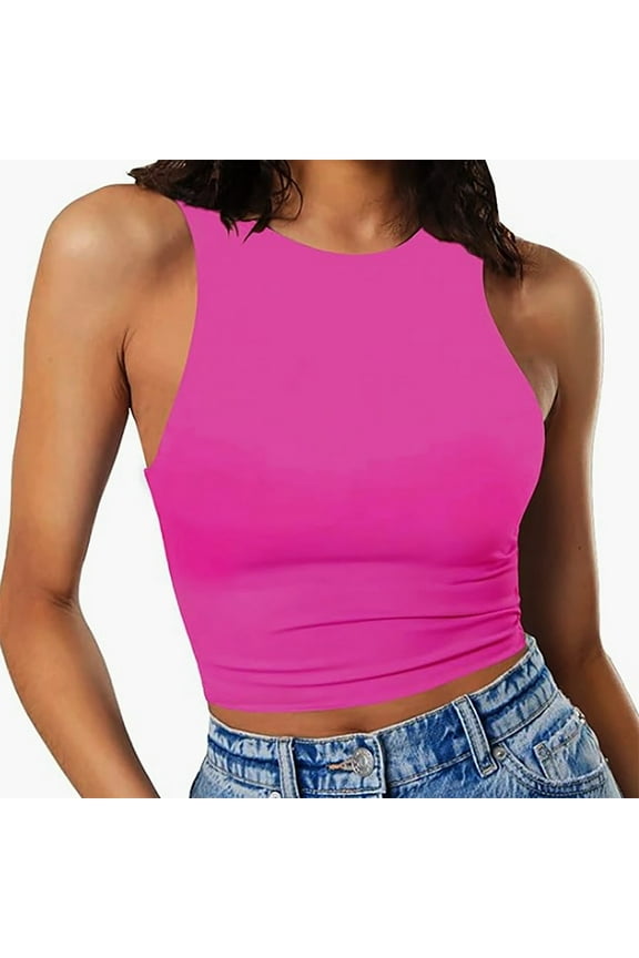 Summer Tops for Women Conservative Tops for Women Glitter Camisole Bra plus Size Casual Shirts Casual Summer Shirts M 4 Year Crop Workout Glitter Foam Star Camisoles with Support Hot Pink M