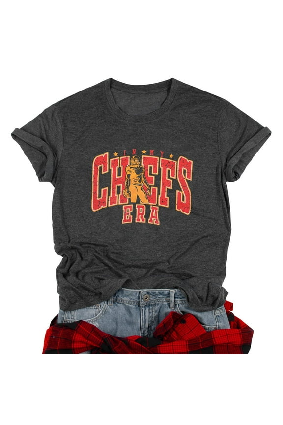 Summer Tops for Women Cute Christmas Short Sleeve T Shirt Casual Round Neck Tee For Holiday Cheer Same Day Items Shirt Blouse Silk Button up Womens Long Sleeve Undershirts Color Dark Gray XL