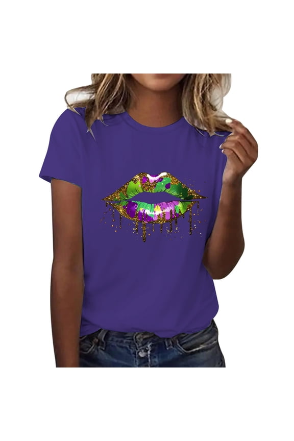 Summer Tops for Women Long Sleeve Big Shirt Tops Women Casual Running Womens Neck Long Sleeve Sports T Shirt for Tennis Shirts Short Tech T Petite Turtleneck Purple 3XL