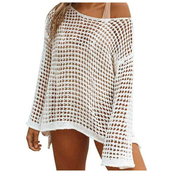 Summer Tops for Women Long Sleeve Shirt for Women Football Shirt Summer Casual Tops Long Sleeve Stripped Short Workout T Shirts Athletic Short White S