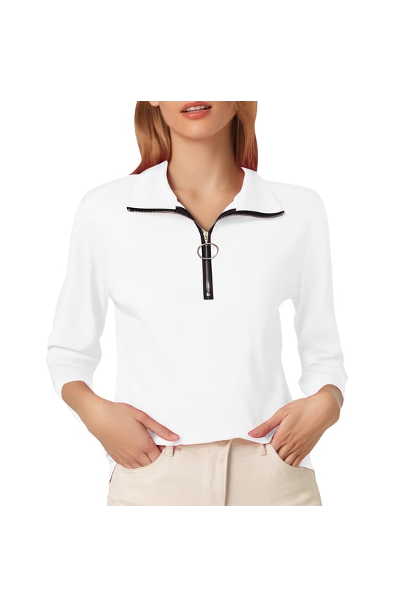 Summer Tops for Women Loose Fit Workout Shirts All Womens T Shirt Women Blank Ladies Athletic Wear Women's Graphic Shirts for Technical Pants Causal Athletic Tops White S