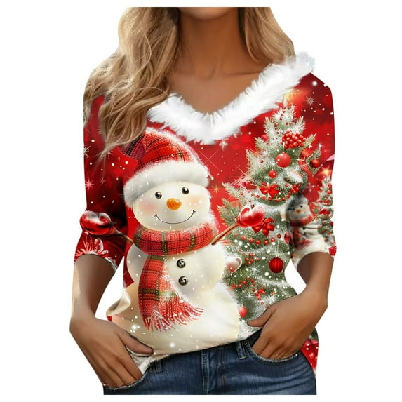 Summer Tops for Women Medium Shirt Women Tops Spandex Womens Loose Athletic Tees Women's Loose Fit Tees Shirt Athletic Work Comfy Summer Shirts Women's T Shirts Casual Womens Neck Long Red XL