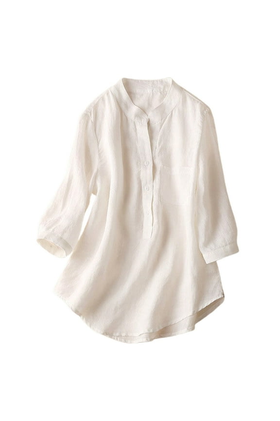 Summer Tops for Women Plain Long Sleeve Shirts Long Sleeve Women Shirts Womens Turtleneck Tops Athletic Shirt Fitted Size Medium Athletic Top Cute White M