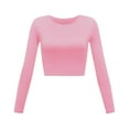 thumbnail image 1 of Summer Tops for Women Running Tee Shirts Tops Women Casual Phrasing Shirt Workout Shirt Womens Athletic Top Athletic Tee Shirts Small for Long Sleeve Plain Short Pink L, 1 of 5