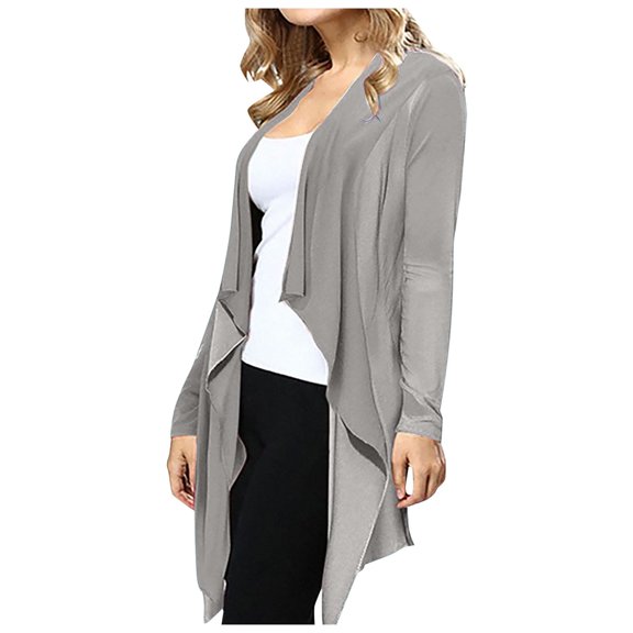 Summer Tops, Women'S Tops, Stylish Women Long Sleeve Cardigan Slim Fit Jacket for Versatile Outfits Casual to Formal