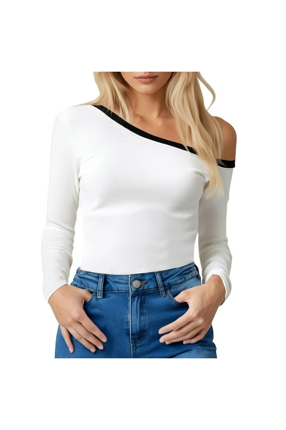 Summer Tops for Women A Shirts Womens Running Clothes Womens Compression Cold Gear plus Long Sleeve T Shirts Short Sleeve for Women Active Wear Tops Workout Shirt Workout Loose White L