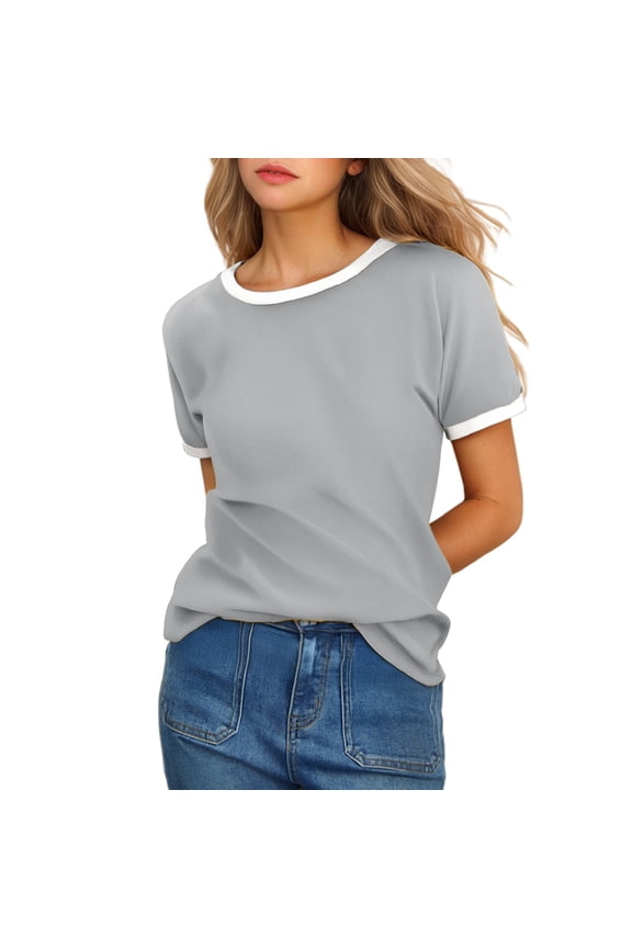 Womens Summer Tops Fitted Long Sleeve Shirts for Women Tight Shirts Women Workout Shirt Pack Ladies Blouse Long Sleeve Shirt for Dressy Pajama Tunic Short Nylon Wrap L