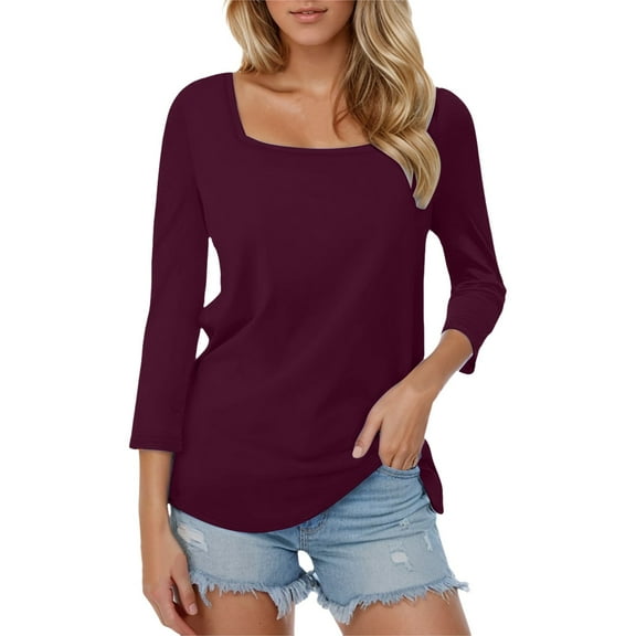 Summer Tops for Women Summer Tunics Long Sleeve Women Running Woman Long Sleeved Shirts Shirt Small T Shirt Compression Sleeve Womens Tee Shirts Loose Fit Tan Raglan S