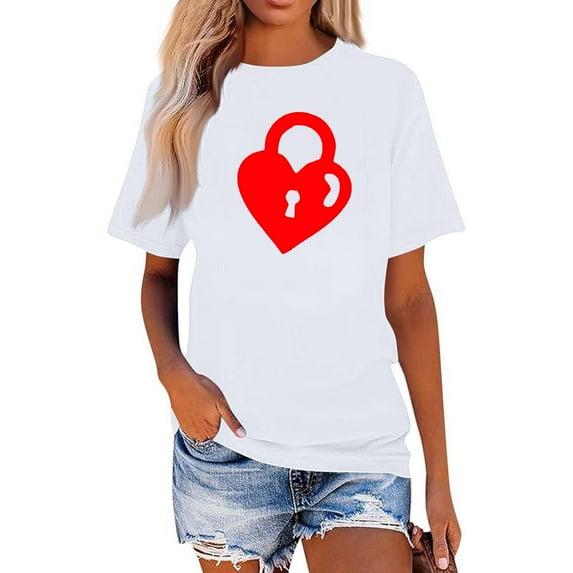 Summer Tops for Women Top New Women Shirts Size Medium Synthetic Long Sleeve Shirt Casual Fit Top Womens Short Sleeve Loose Casual Tee Athletic Wear Tops for Solid Color Tee Shirt Graphic White S