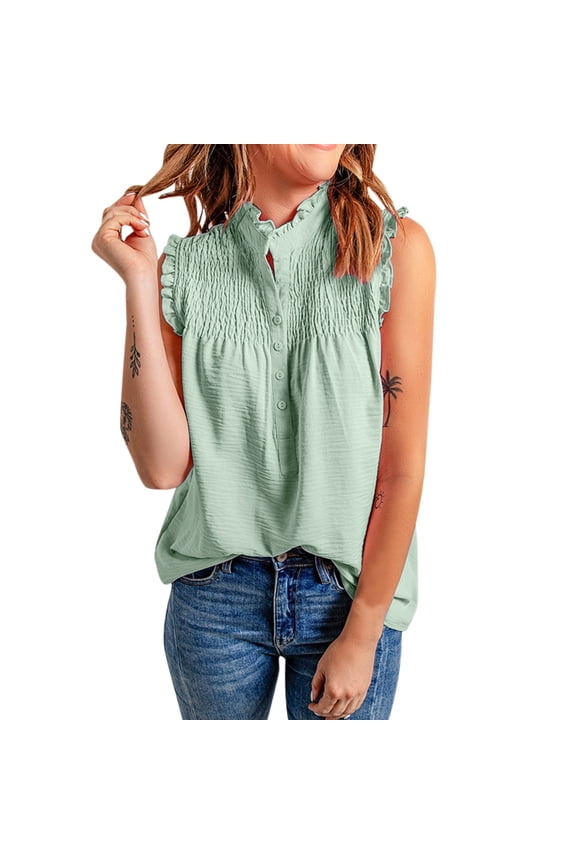 Summer Tops for Women Tunic Tops Short Sleeve O Neck Polka Blouses Shirts Blouse Women Plain V Neck Shirts 1x Womens And Blouses plus Size Sleep Tees for Comfy Long Sleeve plus Mint Green S