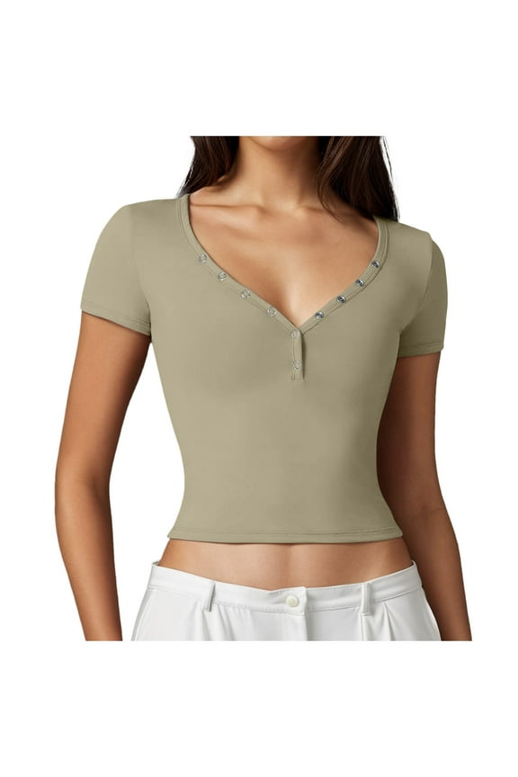 Summer Tops for Women Turtle Neck Top for Women Tech Sleeve Workout Tee Shirts Summer T Shirts Petite Turtleneck Womens Workout Tops Short Sleeve S T Casual Athletic Coffee L