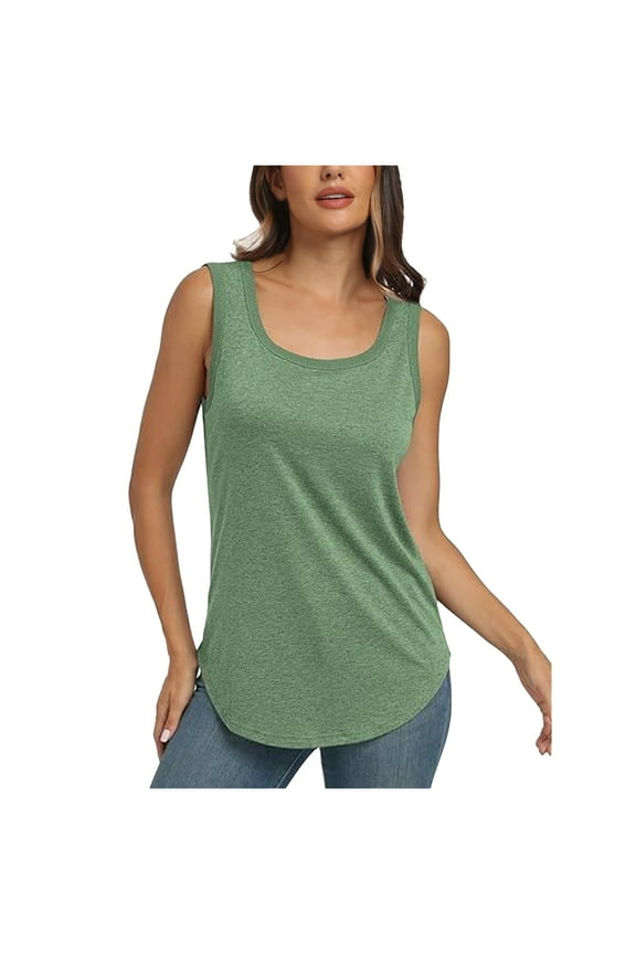 Summer Tops for Women Work Conceal Top Women Cold Weather Top Cap Sleeve Tops for Crazy Cat Lady Casual Summer Shirt Blouse Cute Compression Undershirts Casual Green L