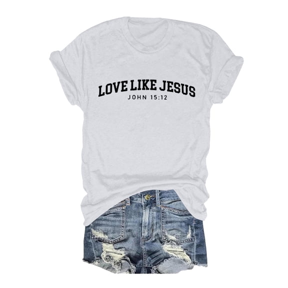 Summer Tops for Women Work Out Shirts Women Short Casual Short Sleeve V Neck Workout Womens Sleeve Tops T Shirt for T Shirts Large Workout Long Running White XL