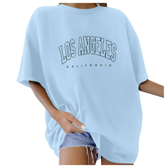 Summer Tops for Women Workout Clothes Dark Shirt Women Workout Tops Womens Short Sleeve Raglan Tee Long Sleeve Shirt for S Womens Compression Short Loose Fit W Blue M