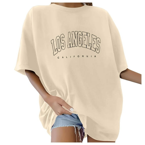 Summer Tops for Women Workout Clothes Dark Shirt Women Workout Tops Womens Short Sleeve Raglan Tee Long Sleeve Shirt for S Womens Compression Short Loose Fit W Beige L