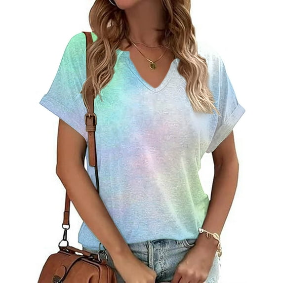 Summer Tops for Women 2025 Trendy Boho Summer Blouses for Women 2025 Work Womens T Shirts Loose Fit Boho