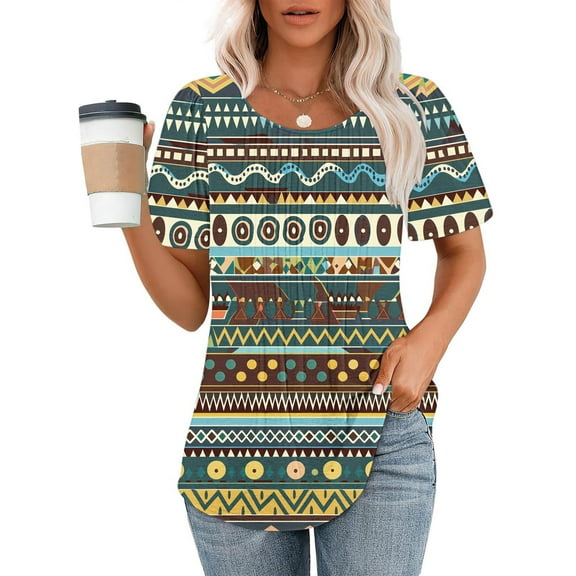 Summer Tops for Women 2025 Trendy Boho Work Out Shirts Gym Loose Pack Plus Size Shirts for Women