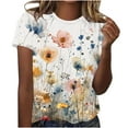 thumbnail image 1 of Summer Tops for Women 2025 Trendy Crop Womens T Shirts Casual Cotton Womens Country Graphic Tees Vintage Trendy, 1 of 7
