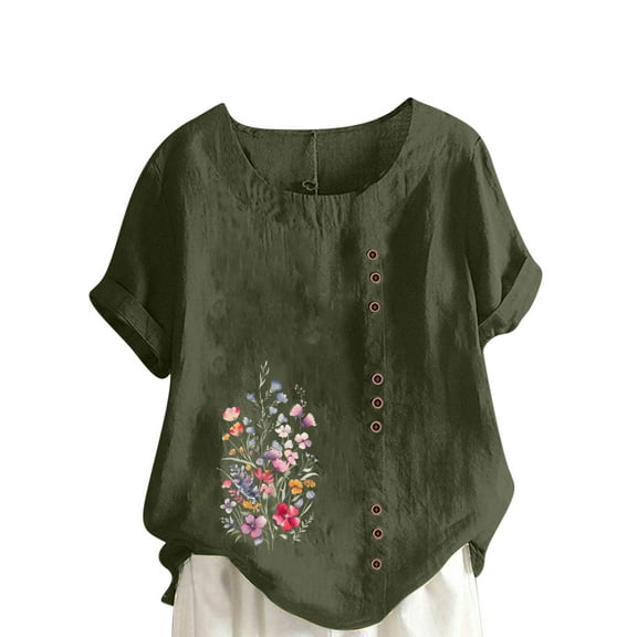 Summer Tops for Women 2025 Trendy Fitted Plus Size Shirts for Women 3X Summer Clothes for Mature Women 2025 Vacation