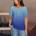 thumbnail image 1 of Summer Tops for Women 2025 Trendy Fitted White Blouse for Women Dressy Cotton Womens T Shirts Graphic V Neck Clearance Deals, 1 of 6