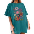 thumbnail image 1 of Summer Tops for Women 2025 Trendy Teens Button Down Shirts for Women Work Golf Shirts for Women, 1 of 7