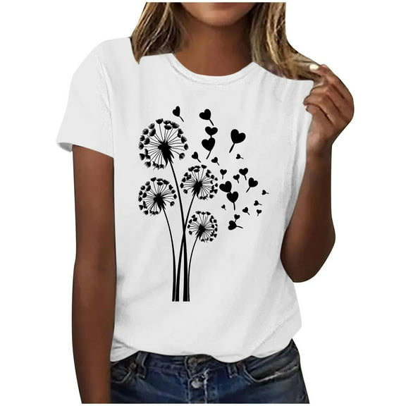 Summer Tops for Women 2025 Vacation Tshirts Shirts Funny Graphic T-Shirt Summer Clothes for Women 2025 Vacation Cruise Petite
