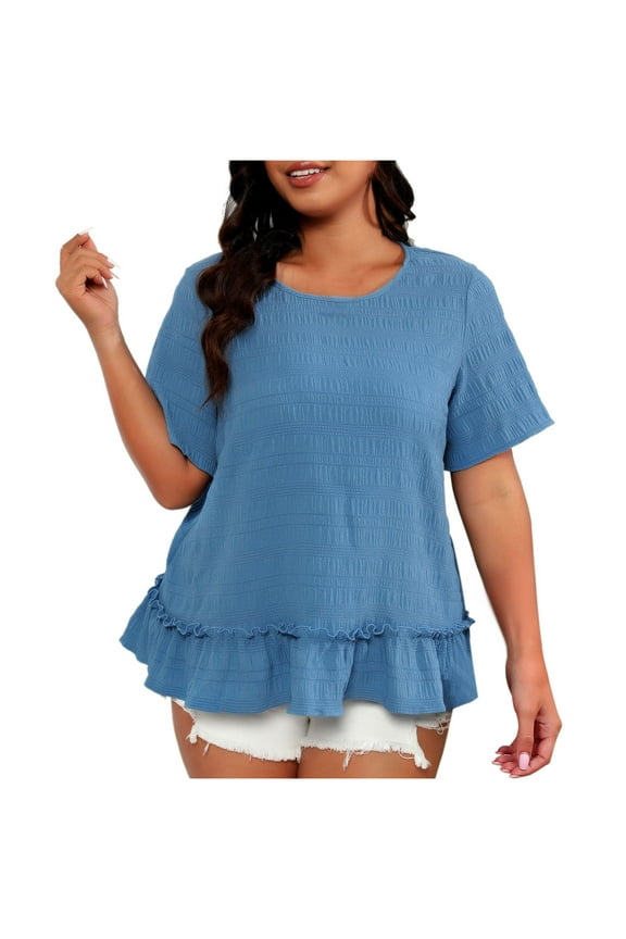 Summer Tops for Women 2025 Vacation V Neck Shirts for Women Cute Tops for Women Going Out Under 5 Dollars Free Shipping