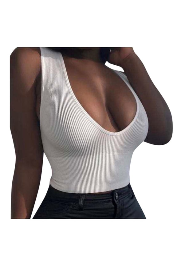 Summer Tops for Women Drinking Tops for Women Chargers Top Cat Top Bust Liner Crop Workout Chihuahua Bra Blouse Bra Sexy White S