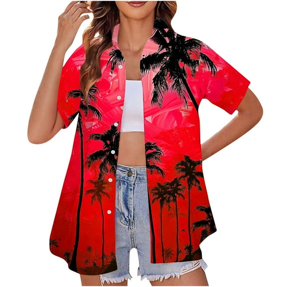 Summer Tops for Women Over 50 2025 Women Blouses and Tops Fashion Under 10 Short Sleeve Tunic Tops for Women 3Xl