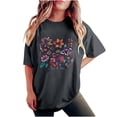 thumbnail image 1 of Summer Tops for Women Over 50 2025 Womens Work Blouses Short Sleeve Work Out Shirts Gym Loose Funny, 1 of 6