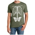 thumbnail image 1 of Summer Tops for Women Skeleton Rib Cage Funny T Shirt Sarcastic Humor Joke Top T Shirts for Women Army Green M, 1 of 3