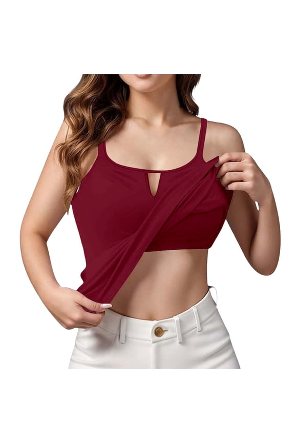 Summer Tops for Women Wireless Seamless Uplift Shelf Cup Bodice Rugby Shirt for Women,,S