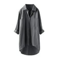 thumbnail image 1 of Summer Tops for Women, Women Blouses, Stylish Women's Casual Loose Button Down Shirt for Effortless and Comfort in Everyday Wear, 1 of 7