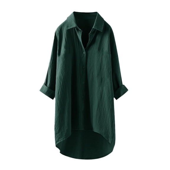 Summer Tops for Women, Womens Tops, Stylish Women's Loose Button Down Shirt for Casual and Wear Trendy Tops for Everyday Fashion