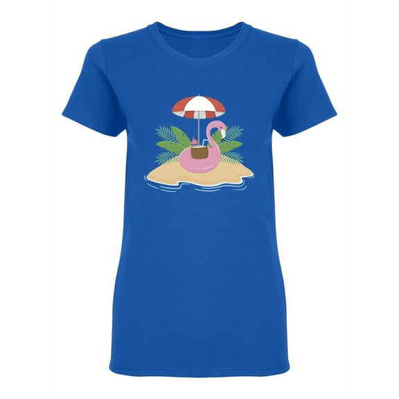 Summer Travel And Vacation Shaped T-Shirt Women -Image by Shutterstock, Female Small