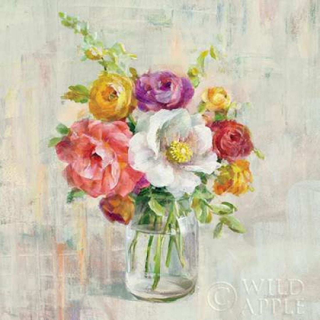 Summer Treasures I Canvas Art - Danhui Nai (24 x 24)