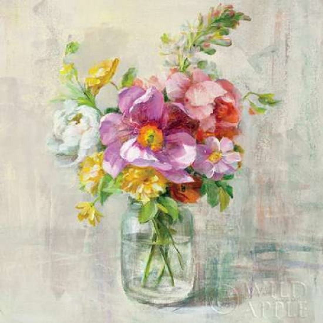 Summer Treasures II Canvas Art - Danhui Nai (24 x 24)