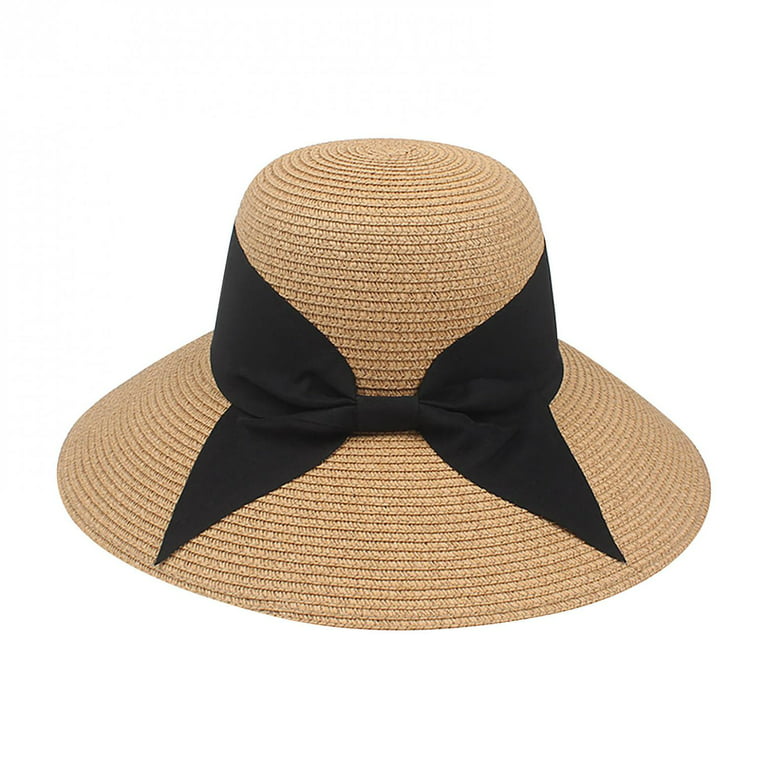 Eqwljwe Summer Trendy Hat for Women, adult Fashion Sunshade Beach Holiday Fisherman's Hats Lace Outdoor Beach Hat Summer Sunshade Beach Floppy Sun Hat