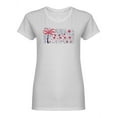 thumbnail image 1 of Summer Tropical Doodle Shaped T-Shirt Women -Image by Shutterstock, Female Medium, 1 of 2