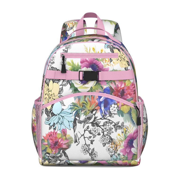 Summer Tropical Floral Breathable Backpack for Commuters  display picture 3